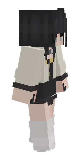 Black skin: body, right side render