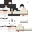 Black skin: raw texture render