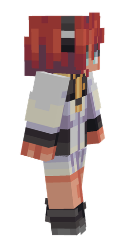 Black skin: body, right side render