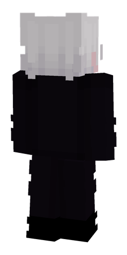 Black skin: body, back render