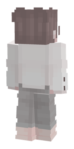 Gray skin: body, back render