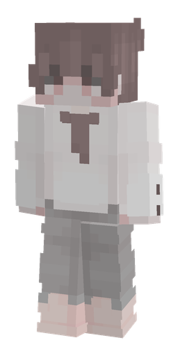 Gray skin: body, front render