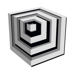 Black skin: head render