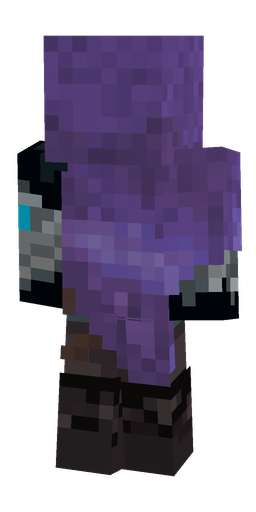 Black skin: body, back render