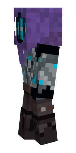 Black skin: body, left side render