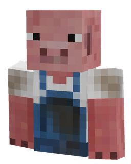 Blue skin: bust render
