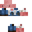 Blue skin: raw texture render