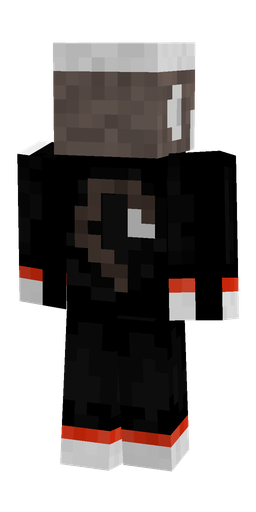Black skin: body, back render