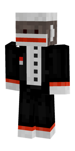 Black skin: body, front render