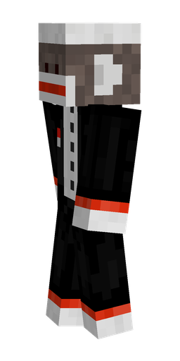 Black skin: body, left side render