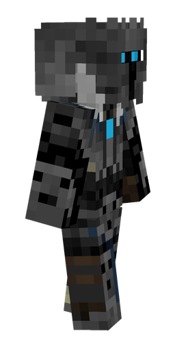 Black skin: body, right side render