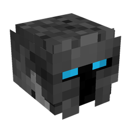 Black skin: head render