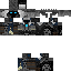 Black skin: raw texture render