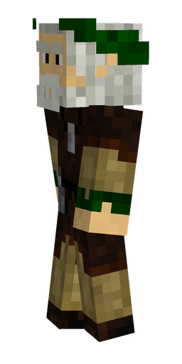 Black skin: body, left side render