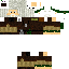Black skin: raw texture render