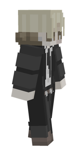 Black skin: body, right side render