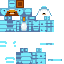 Blue skin: raw texture render