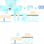 Blue skin: raw texture render