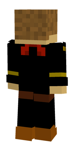 Black skin: body, back render