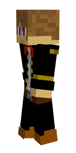 Black skin: body, left side render