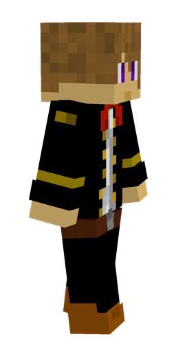 Black skin: body, right side render