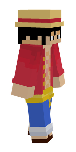 Blue skin: body, right side render