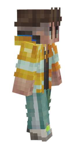 Green skin: body, right side render