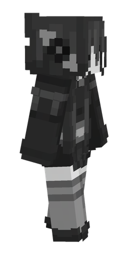 Black skin: body, right side render