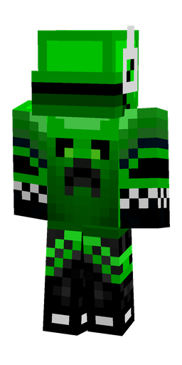 Black skin: body, back render