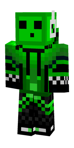 Black skin: body, front render