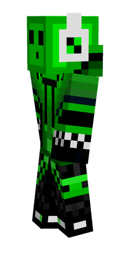 Black skin: body, left side render
