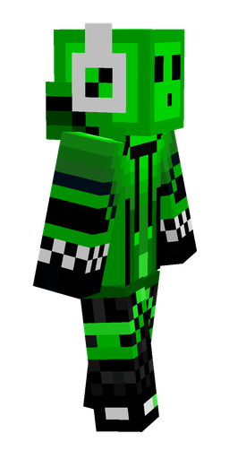 Black skin: body, right side render