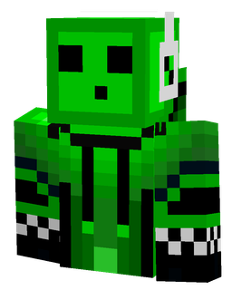 Black skin: bust render