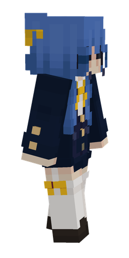 Black skin: body, right side render