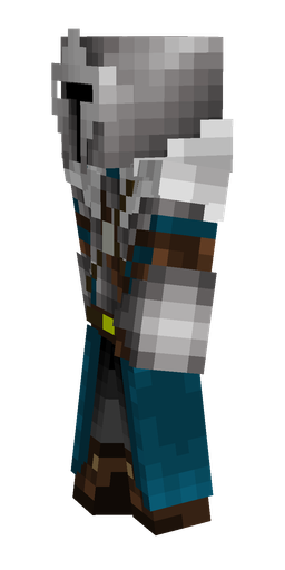 Black skin: body, left side render