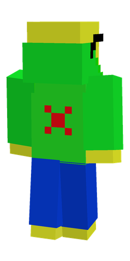 Classic skin: body, back render