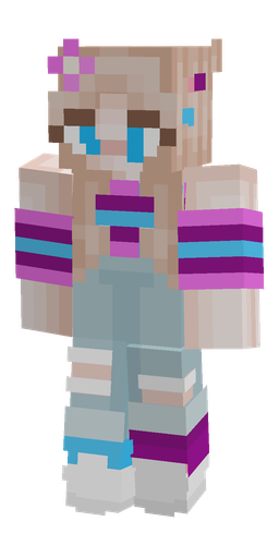 Blue skin: body, front render