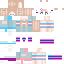 Blue skin: raw texture render