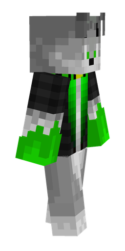Black skin: body, right side render