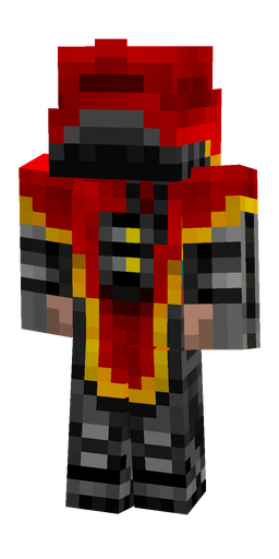 Black skin: body, back render