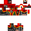 Black skin: raw texture render