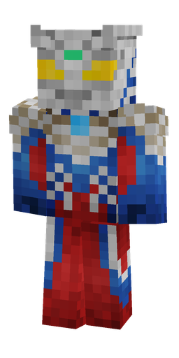 Blue skin: body, front render