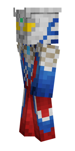 Blue skin: body, left side render