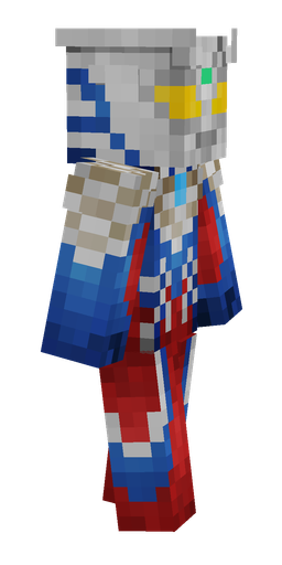 Blue skin: body, right side render