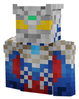 Blue skin: bust render