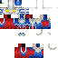 Blue skin: raw texture render