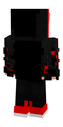 Black skin: body, back render