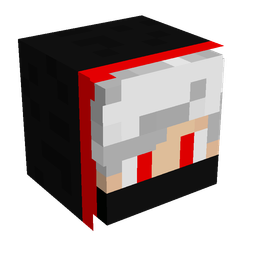Black skin: head render