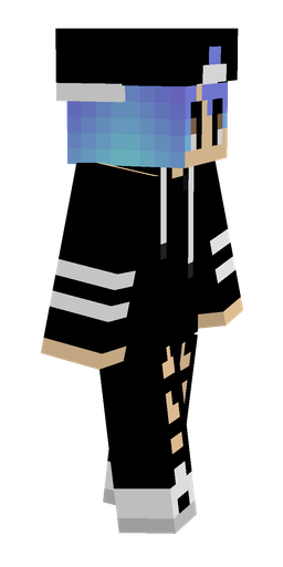 Black skin: body, right side render