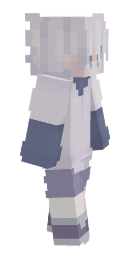 Blue skin: body, right side render